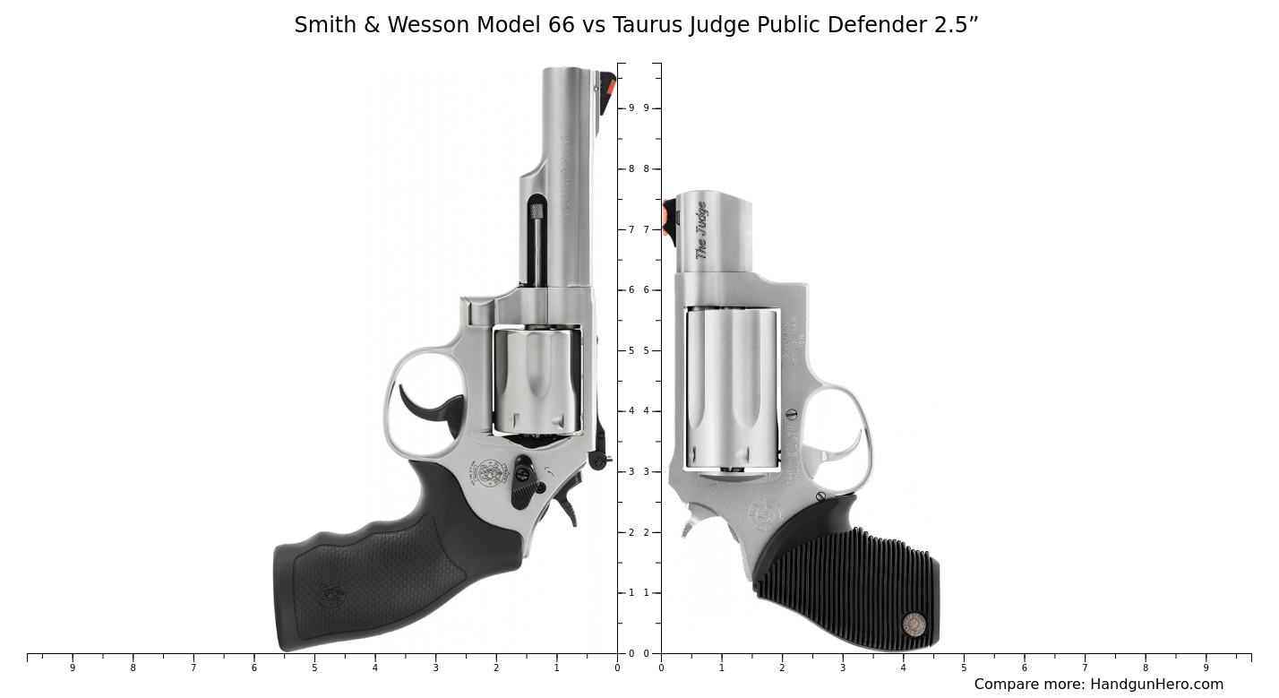 Smith Wesson Model Vs Taurus Judge Public Defender Size