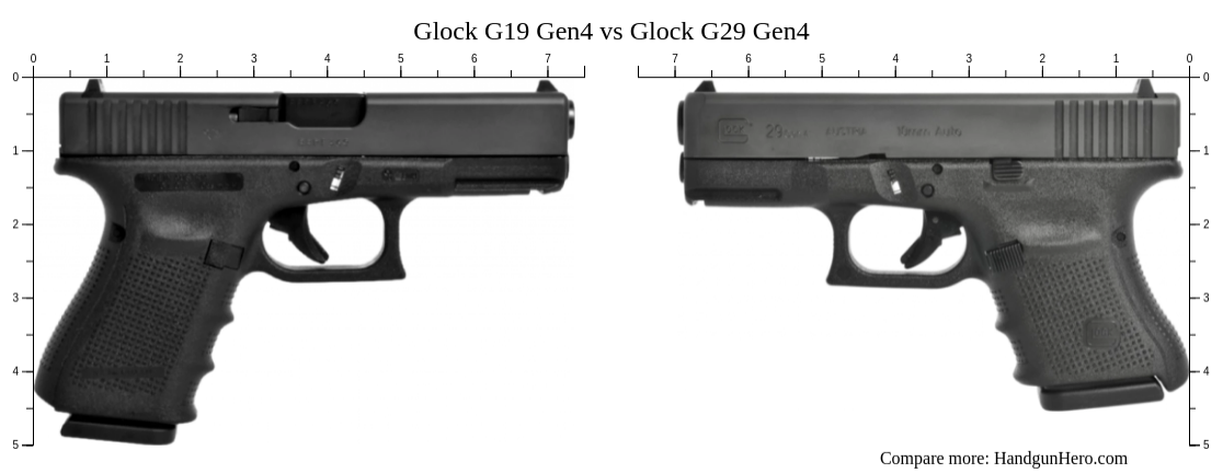 Glock 29 G4 10mm Auto 3.78in Black Nitrite Pistol - 10+1 Rounds