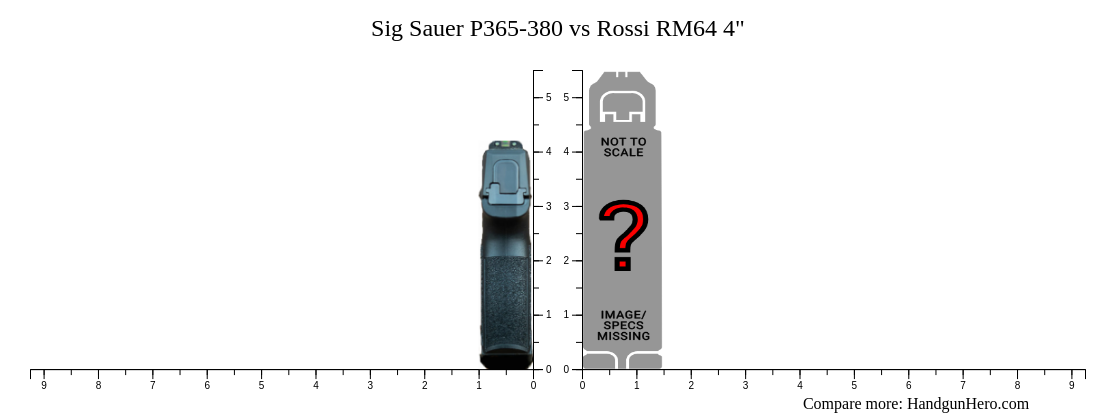 Sig Sauer P365-380 vs Rossi RM64 4