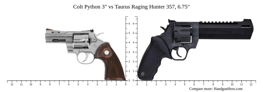 Taurus Raging Hunter 3 Colt Python 3