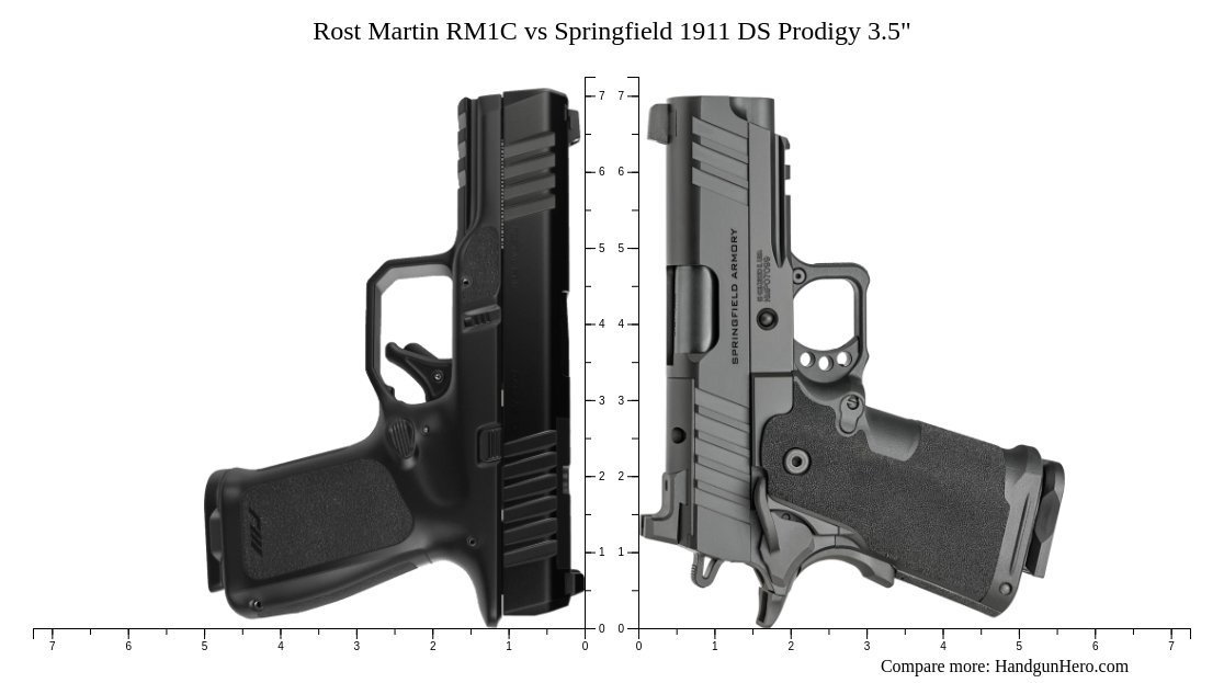 Rost Martin RM1C vs Springfield 1911 DS Prodigy 3.5