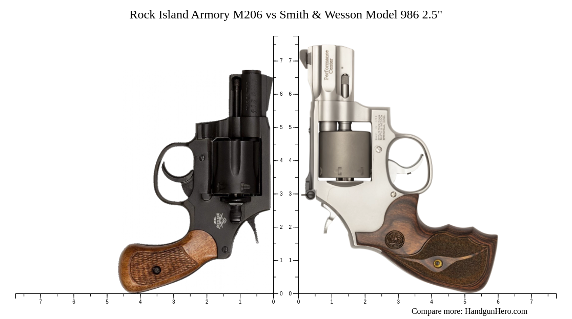 Rock Island Armory M206 vs Smith & Wesson Model 986 2.5
