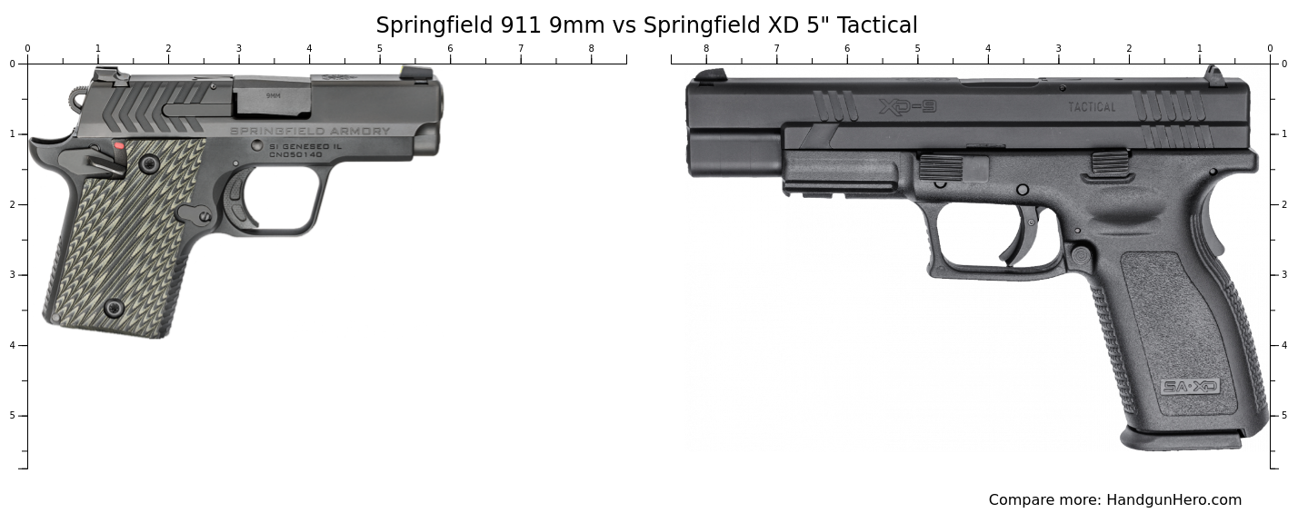 Cod 5 Springfeild Springfield 911 9mm vs Springfield XD 5