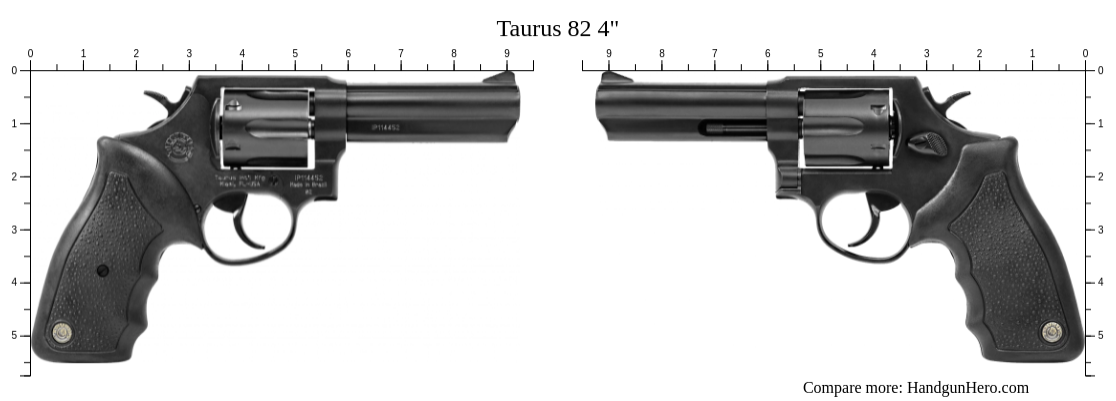 Taurus 82 Revolver 38 Special +P 4 Barrel 6-Round Black