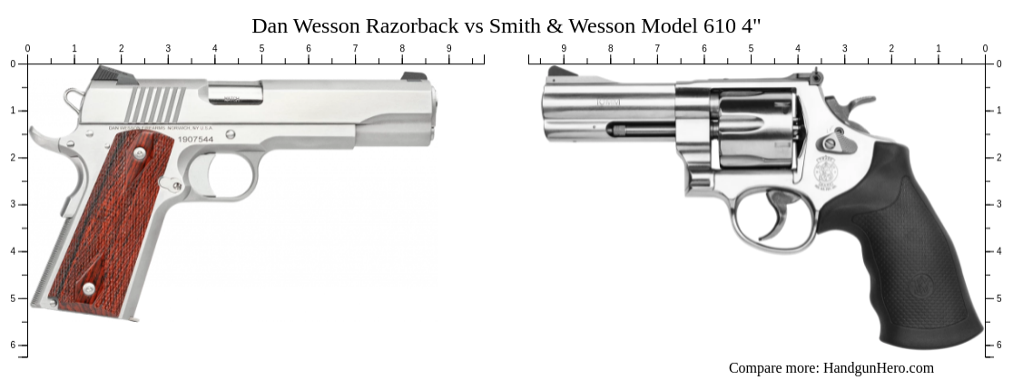 Dan Wesson Razorback vs Smith & Wesson Model 610 4