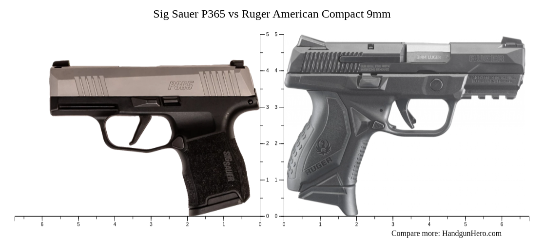 Sig Sauer P Vs Ruger American Compact Mm Vs Ruger Lcp Vs Smith Wesson Model Size