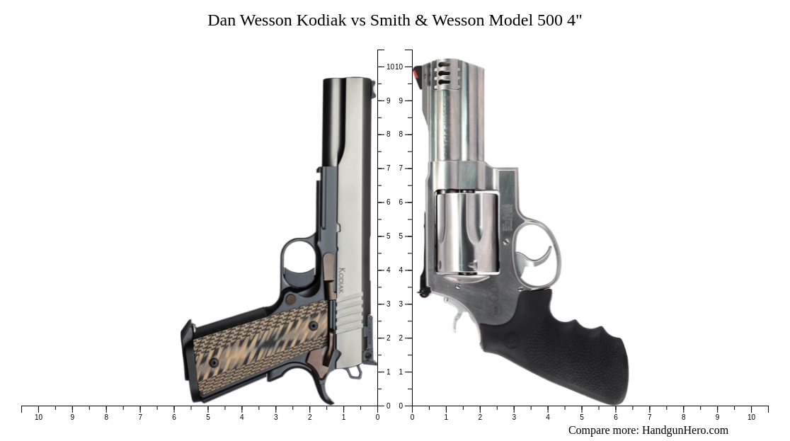 Dan Wesson Kodiak vs Smith & Wesson Model 500 4