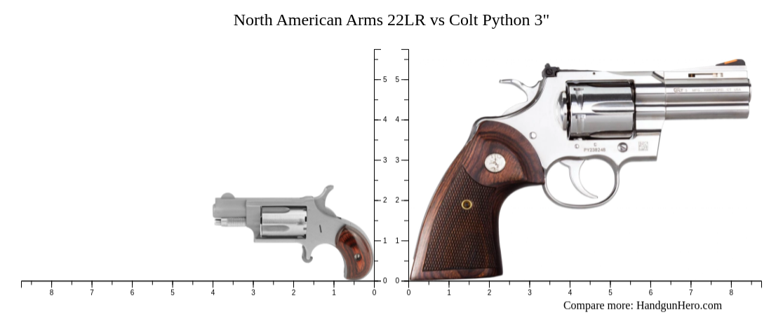 North American Arms 22LR vs Colt Python 3