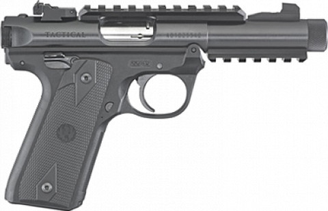 Ruger Mark IV 22/45 Tactical facing right