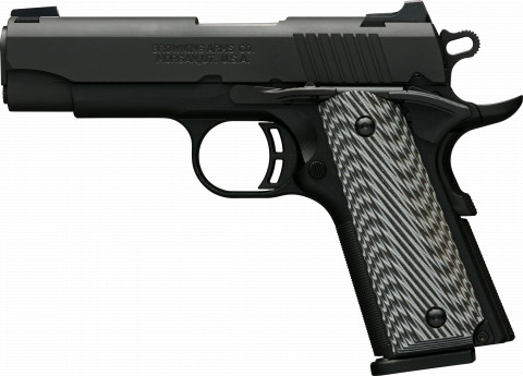 Browning 1911-380 Black Label Pro Compact facing left