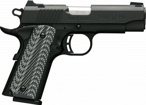 Browning 1911-380 Black Label Pro Compact facing right
