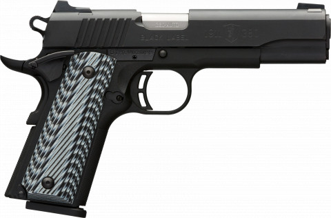 Browning 1911-380 Black Label Pro facing right