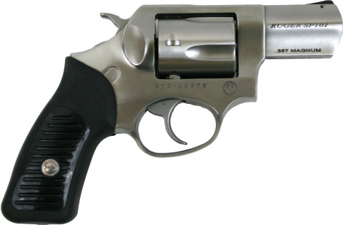 Ruger SP101 2.25" facing right