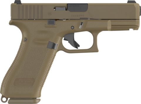 Glock G19X V facing right