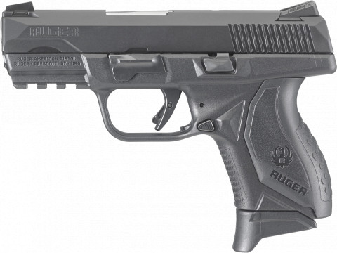 Ruger American Compact 9mm facing left