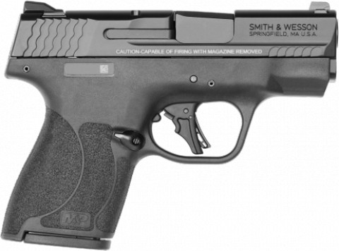 Smith & Wesson M&P 9 Shield Plus facing right
