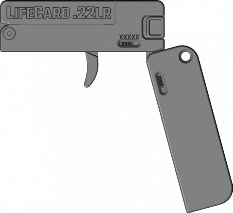 Trailblazer Firearms LifeCard facing left