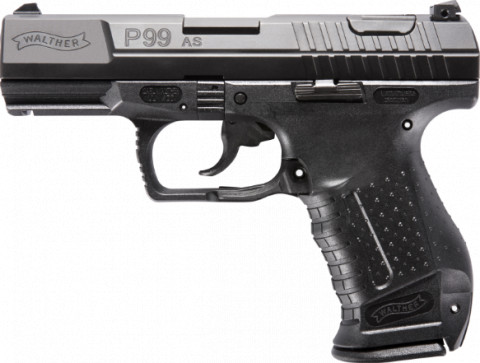 Walther P99 AS facing left