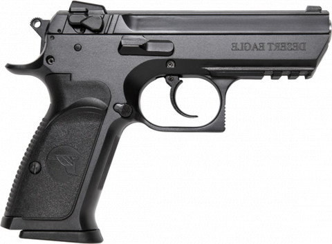Magnum Research Baby Eagle III 9mm Steel Semi-Compact facing right