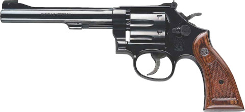 Smith & Wesson Model 17 6" facing left